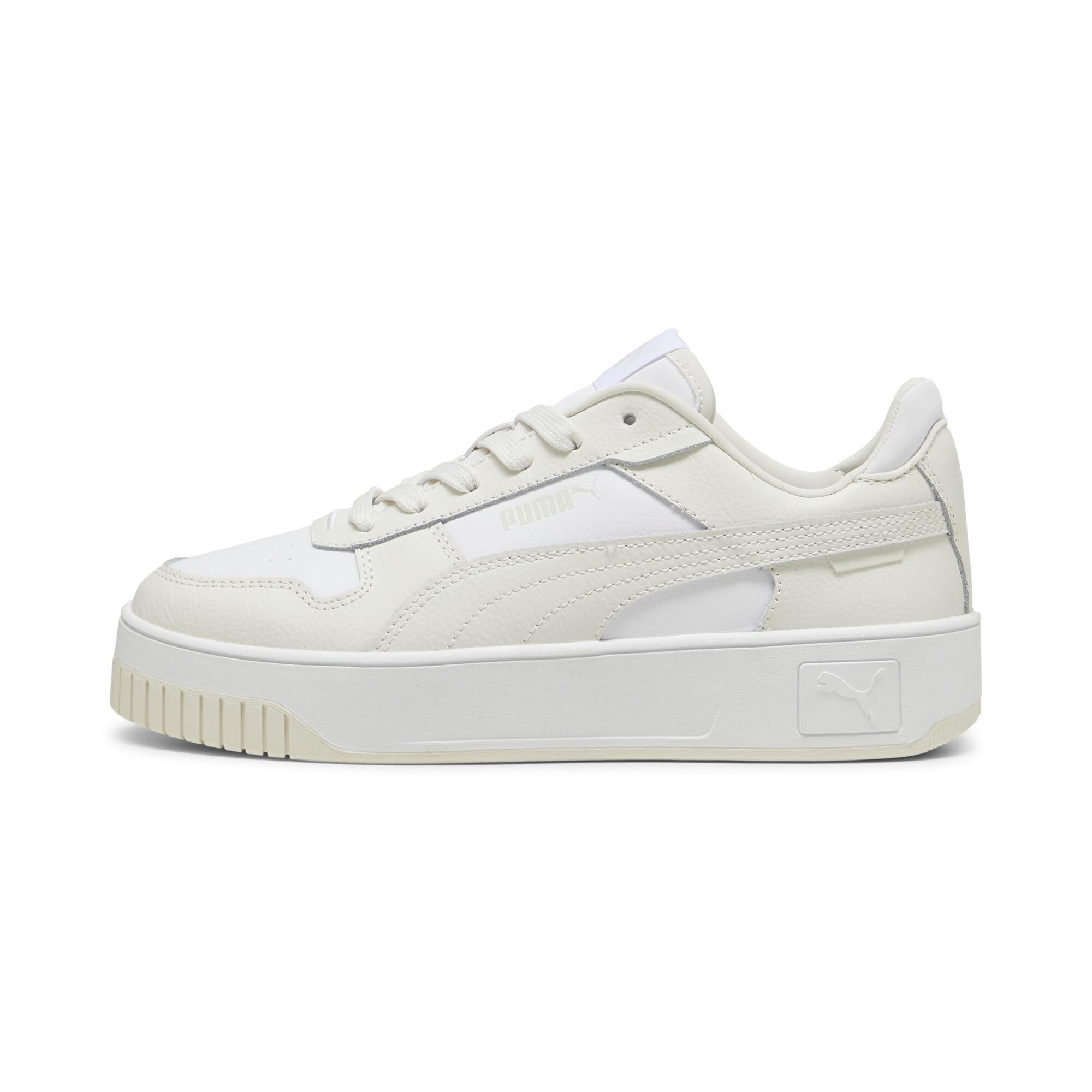 PUMA Women’s Carina Street Shoes Sneaker, White-Vapor Gray, 7