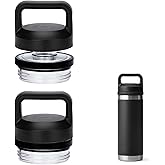 2 PCS Chug Replacement Lid Cap, Lid Compatible with YETI Rambler Bottle Fits for 18oz/26oz/36oz/46oz/64oz, Leak-proof and BPA-free.
