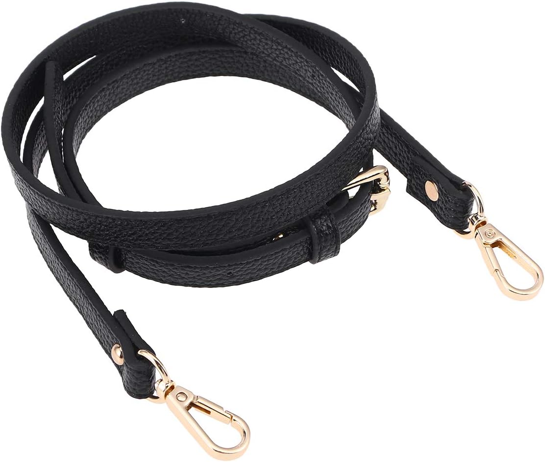 QUARKZMAN Taschenhenkel Aus PU Leder - 2 Stück 50cm Mit Metallschnallen