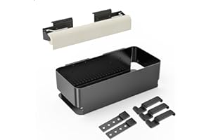 BBQ-PLUS Grill Accessories for Traeger P.A.L. Pop-and-Lock Accessory Rail, Adjustable Paper Towels Holder & Storage Bin & Hooks for Traeger Timberline, Timberline XL, Ironwood, Ironwood XL, Flatrock Grill