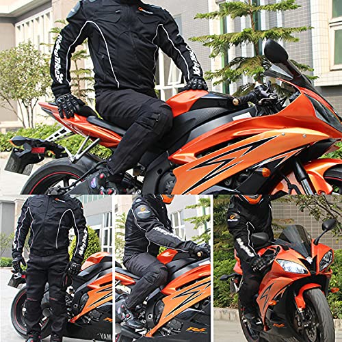 Heren motorrijjas vier seizoenen ademende motorjas - Afbeelding 7