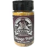 Hi‑West Chicago Prime Seasoning Rub &ndash; 4.5 oz Shaker Jar | Garlic, Onion, Parsley &amp; Spices | No Added Salt | Bold Steakhouse Flavor for Beef, Chicken, Veggies &amp; More | Gluten‑Free | No MSG