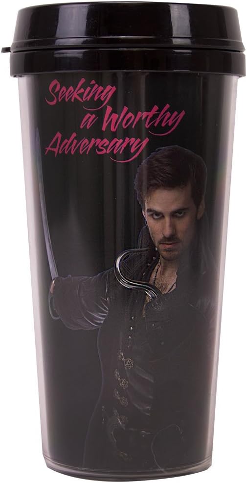 Once Upon a Time Hook Worthy Adversary Travel Mug