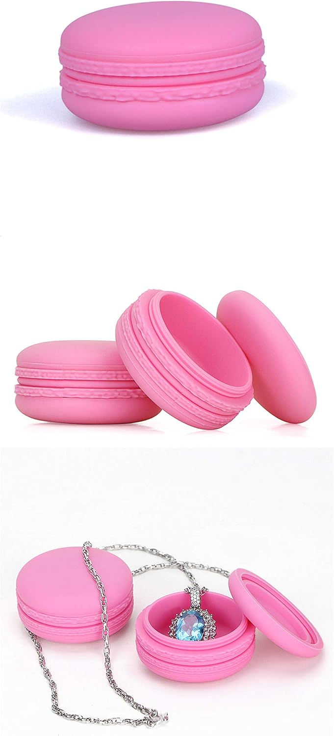 Songlela Silicone Travel Cosmetic Containers with Leakproof Inner Lid, Multifunction Toiletry Jars for Cream Gel Paste Makeup Hair Pomade, Great for Travel, Camping and Outdoors, 4 Pieces (20 ml) - Image 5