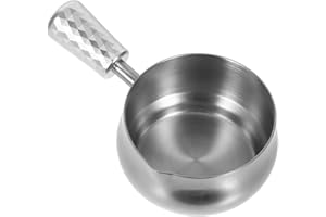 Healifty Stainless Steel Wax Melting Spoon for Seal Tool High Temperature Resistant Scoop for Melting Wax