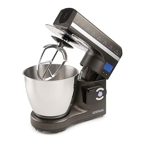G3-Ferrari G2P01800 Handmixer auf Sockel, Stahl, Schwarz