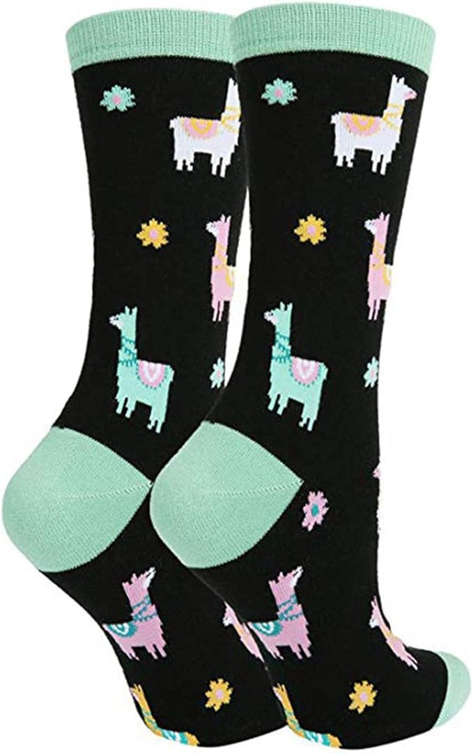 Nopeak 1pair Unisex Cotton Sock,Personality Animal Print