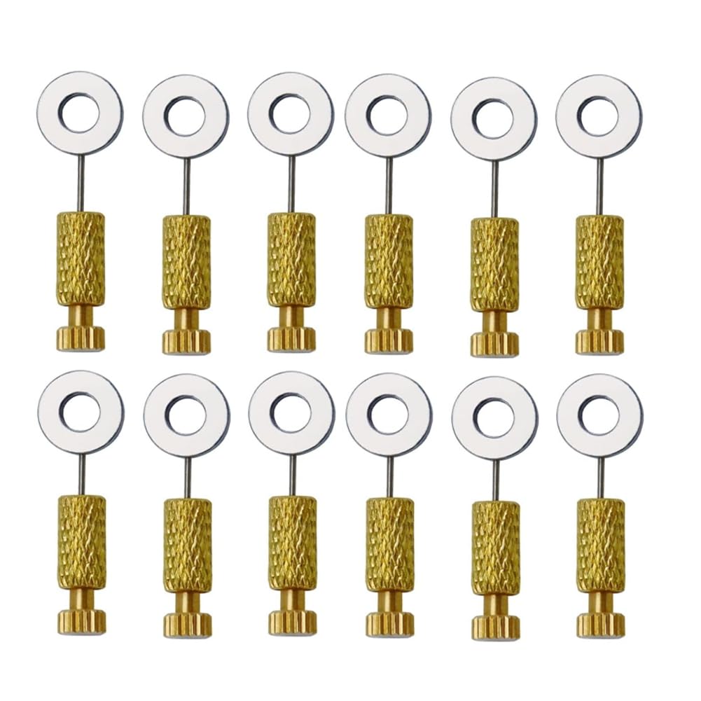 Yoiimiya 12Pcs Handmade Leather Goods Tools Leather Goods Fixed Needle Stitching 0-6mm, 6-12mm