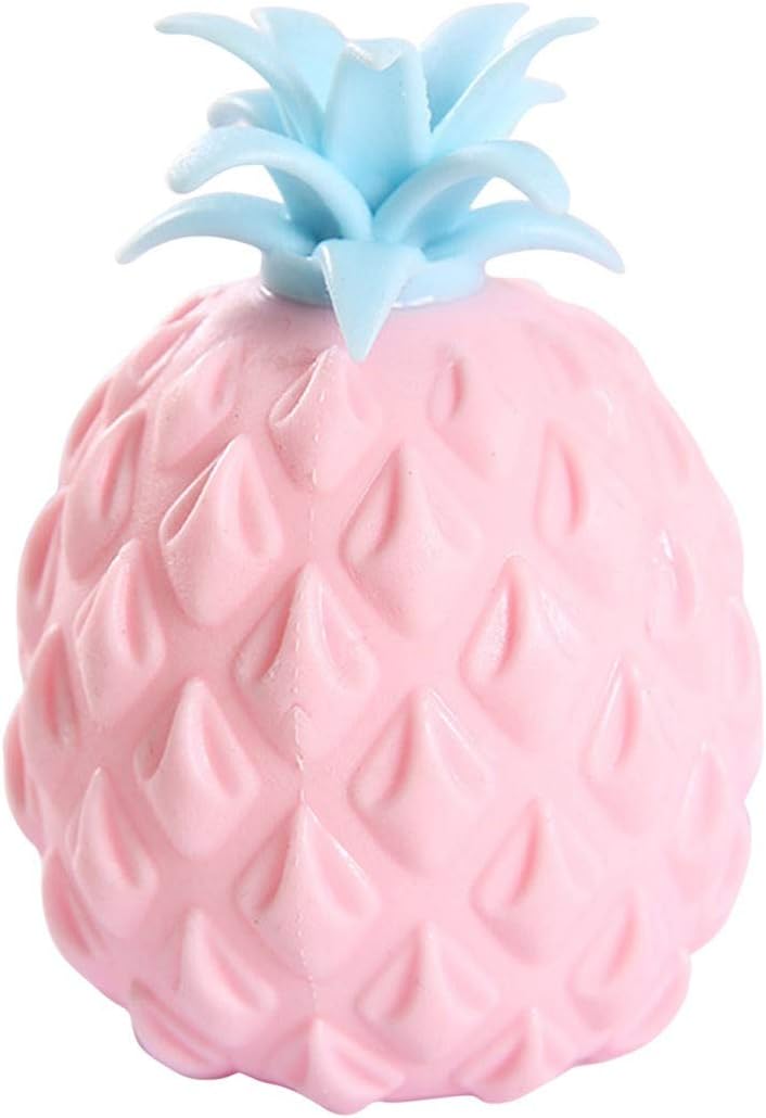 AJIUHE Fidget Toy Creative Stress Relief Flour Pineapple Tools Squishy Anti Squeezy Mini Cat Paw Game Keychain LED Electronic Memory Games for Kids Adults