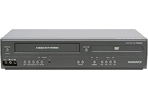 Magnavox DV225MG9 DVD Player and 4 Head Hi-Fi Stereo VCR with Line-in Recording