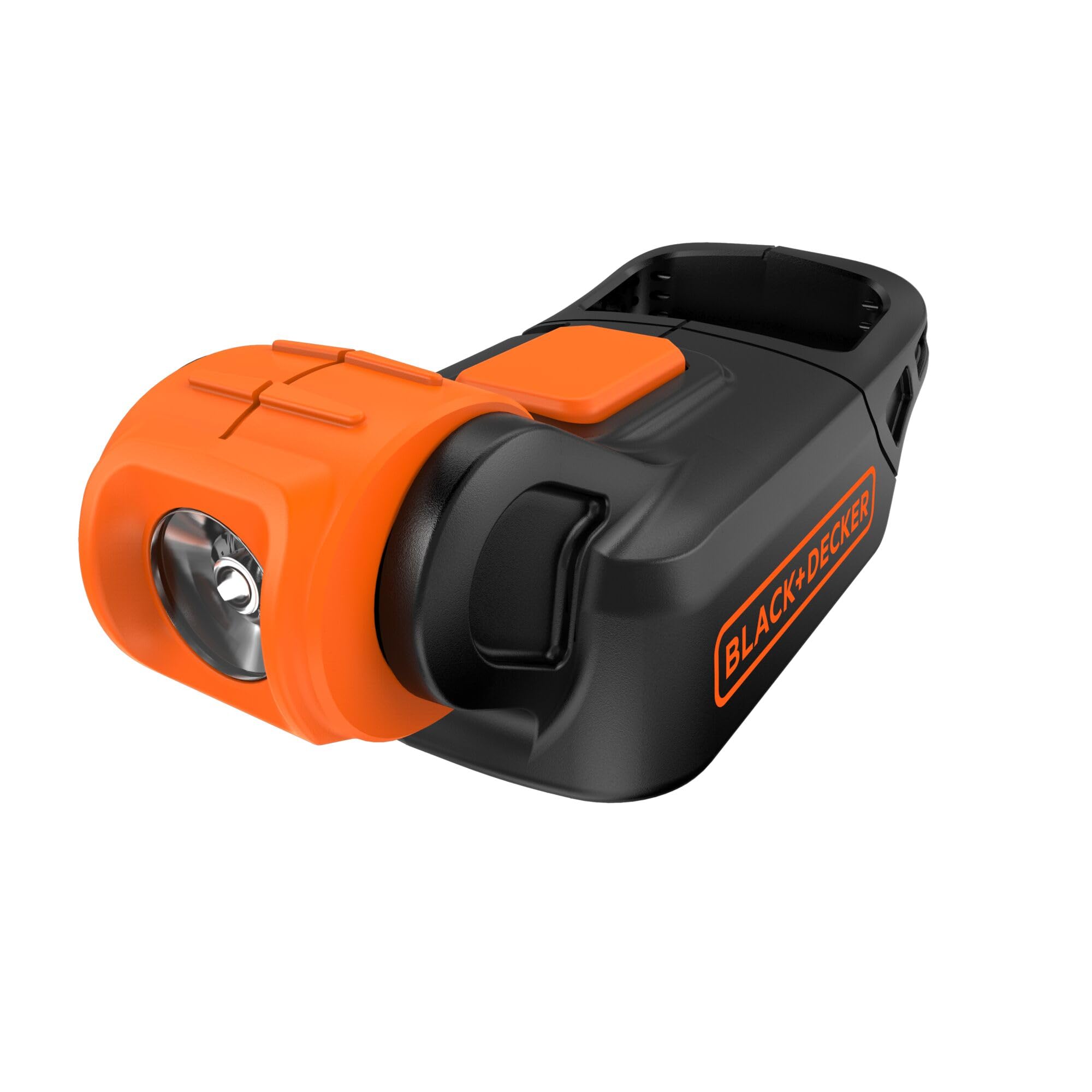BLACK+DECKER BDCCF18N-XJ Cordless Compact Flash Light - Bare Unit (Battery Not Included), 18 V,One size,Black/Orange