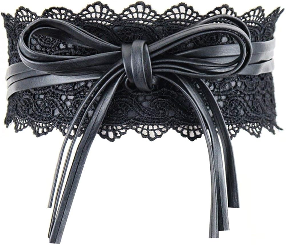 Women'S Belt Elegant Vintage Lace Waist Sealing Fashion Slim Exquisite