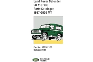 Land Rover Defender 90 110 130 1987-2006 MY Parts Catalogue: STC9021CC