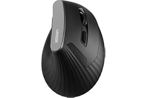 Wireless Ergonomic Mouse, Bluetooth Vertical Mouse (BT 5.0/4.0 + 2.4GHz), Computer Mouse for Laptop, PC, MacBook, iPad -Long-