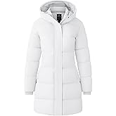 wantdo Women's Winter Coats Long Puffer Parka Jacket with Hood