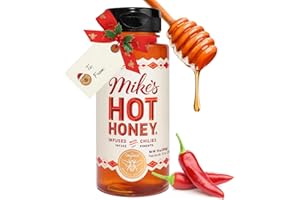Mike's Hot Honey, Spicy Honey Infused with Chili Peppers, Certified Kosher, Gluten-Free, Paleo-Friendly, Sweet Heat, Perfect 