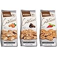 Mantova Cantucci Variety Set, 7 oz. (Pack of 3), Product of Italy, Traditional, Twice-Baked, Crunchy Biscotti with Almonds, Chocolate Chunks and Cranberries, Crumbly Cookies Perfect as Breakfast, Snack and Dessert, Pairs well with Coffee, Tea, Chai, Cappuccino, Latte, Macchiato, Vin Santo, Vegan-Friendly, No Artificial Coloring or Preservatives