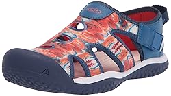 KEEN Stingray Closed Toe Water Sandals, Orange