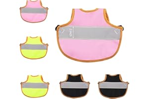 SVICCOOKQ 6PCS Hen Reflective Vests, Adjustable Chicken Harness Hen Saddle Apron, Waterproof Chicken Aprons with Adjustable Magic Tape, Chicken Saddle for Hens for Chicken Geese Duck