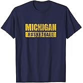 Michigan Basketball Vintage Distressed t-Shirt