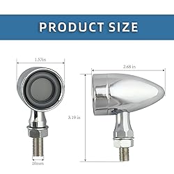 Vintage Motorcycle Bullet Turn Signals LED Front