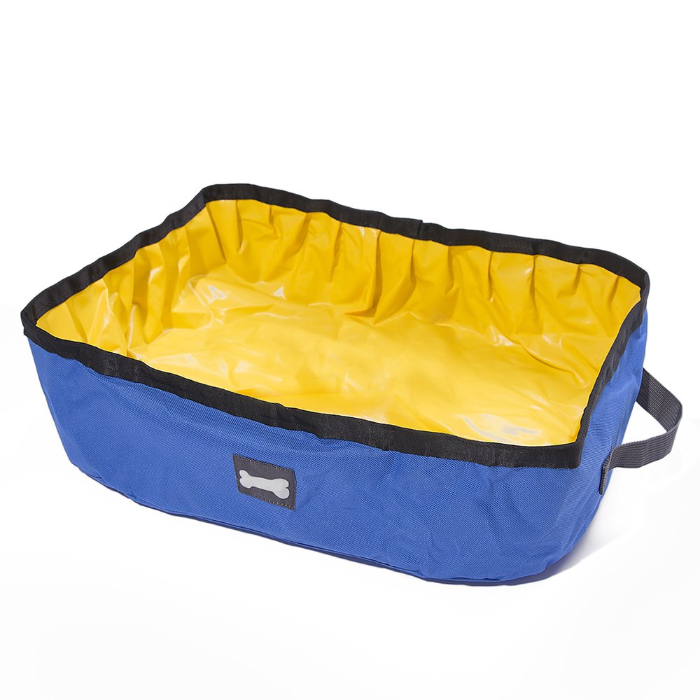 Outdoor Cat Litter Tray, Square Covered Kitten Litter Box, Collapsible