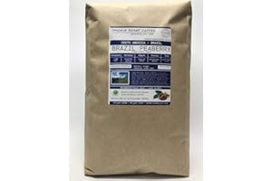 SMOKIN BEANS 12.5-pound Brazil Peaberry (Unroasted Green Coffee Beans) premium Arabica beans South America fresh current-crop beans for home coffee roasters, specialty-grade coffee beans, good long-term storage
