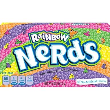 Wonka Rainbow Nerds, 1er Pack (12 x 141 g)