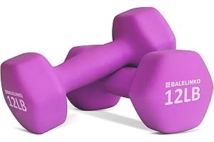 Balelinko Home Gym Equipment Workouts Strength Training Weight Loss Pilates Weights Yoga Sets Weights for Women, Men, Seniors and Youth