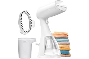 PMRXSETD Handheld Portable Steamer for Clothes - 1500W Travel Steamer 15S Fast Heat-up, Steamer Iron with 300Ml Water Tank, Safe & Effectively Remove Wrinkles,Make Clothes Soft & Smooth