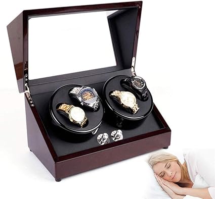 YJHH Cajas Giratorias para Relojes Automaticos, Caja de Reloj ...