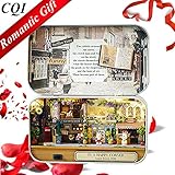 Box Theatre Miniature DIY Dollhouse Kit - Birthday Gift Dollhouse with LED Miniature Lights - Happy Corner