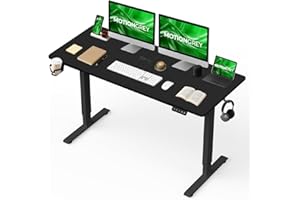 MotionGrey - Electric Motor Height Adjustable Standing Desk, Ergonomic Stand Up Desk, Adjustable Computer Sit Stand Desk Stan