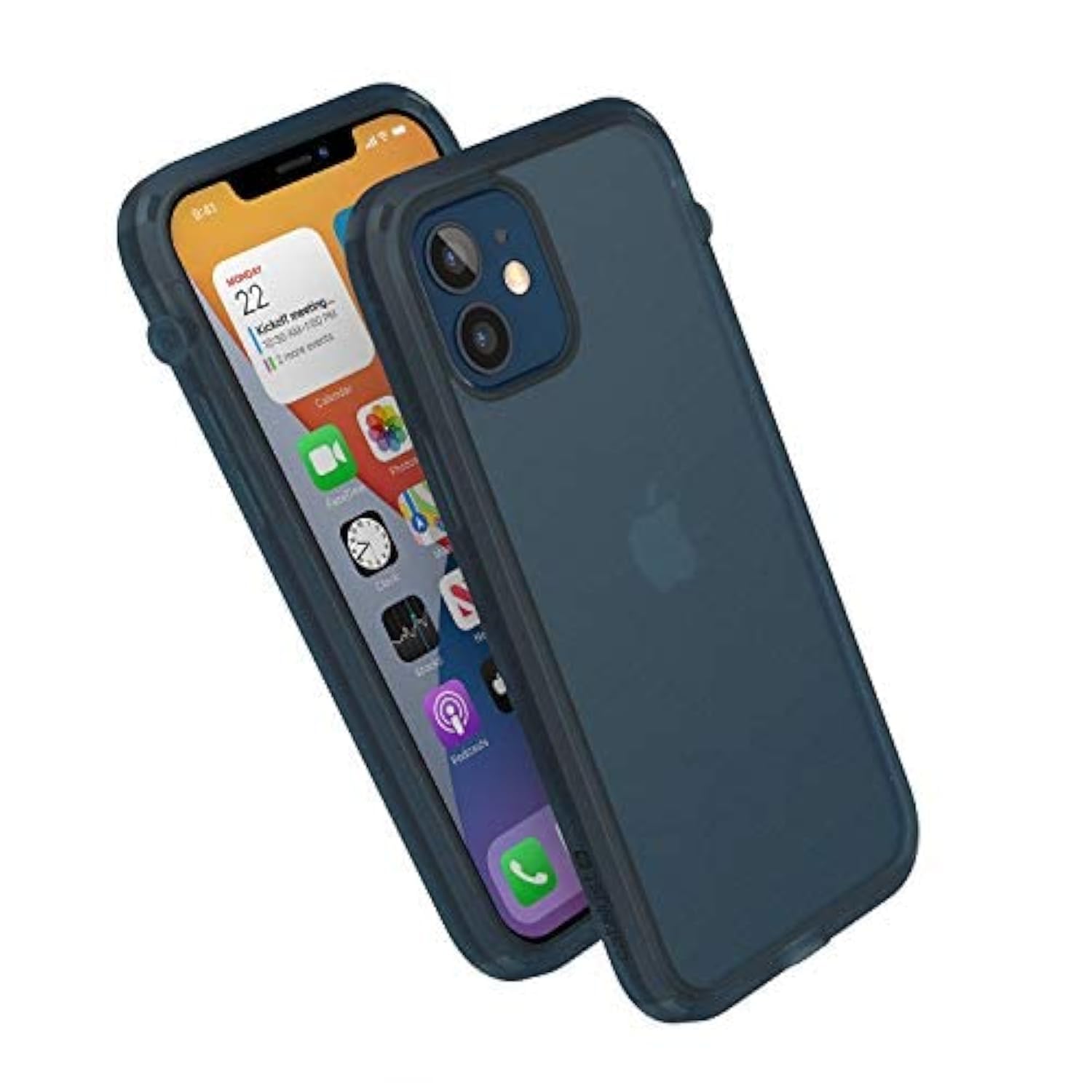 Catalyst Influence Series Case designed for iPhone 12/12 Pro, Patented Rotated Mute Switch, 3m Drop Proof, Crux Accessories Attachment System Tactical Blue — image 1