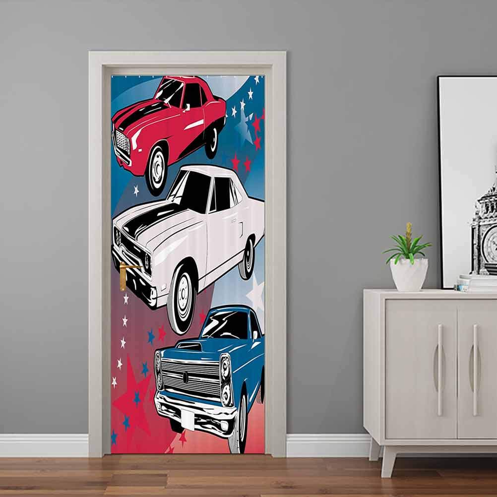 Amazon.com: Cars Decor Collection Door Wall Mural Pop Art Stylized