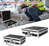 JoyFan YB001 Mini Portable Aluminum Craft Travel Tool Box Black 180x110x55mm view 5
