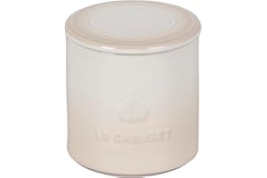 Le Creuset Stoneware Garlic Keeper, 14 oz., Meringue