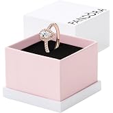 PANDORA Timeless Sparkling Pear Halo Ring - Layering or Stackable Ring - Ring with Cubic Zirconia - Gift for Her - Jewelry for Women with Gift Box