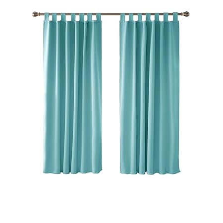 Deconovo Energy Saving Thermal Insulated Tab Top Blackout Curtains