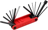 Fender Guitar/Bass 14-in-1 Maintenance Tool Chrome Vanadium Red 6 x 3 x 1 in view 3