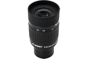 SVBONY SV135 Zoom Eyepiece, Zoom 7 to 21mm 1.25 Inch Telescope Eyepiece, Accessories for Astronomic Visual Observation (36-52