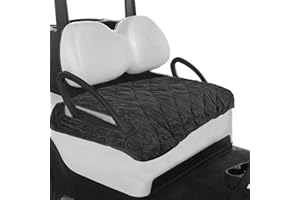 CEMGYIUK Golf Cart Seat Covers,EZGO Seat Cover,Heavy Duty Golf Cart Seat Blanket,Waterproof Travel Sports Cart Seat Cushion Covers for 2 Person Seats Club Car,Winter Golf Cart Accessories,Golf Cart Seat Cover