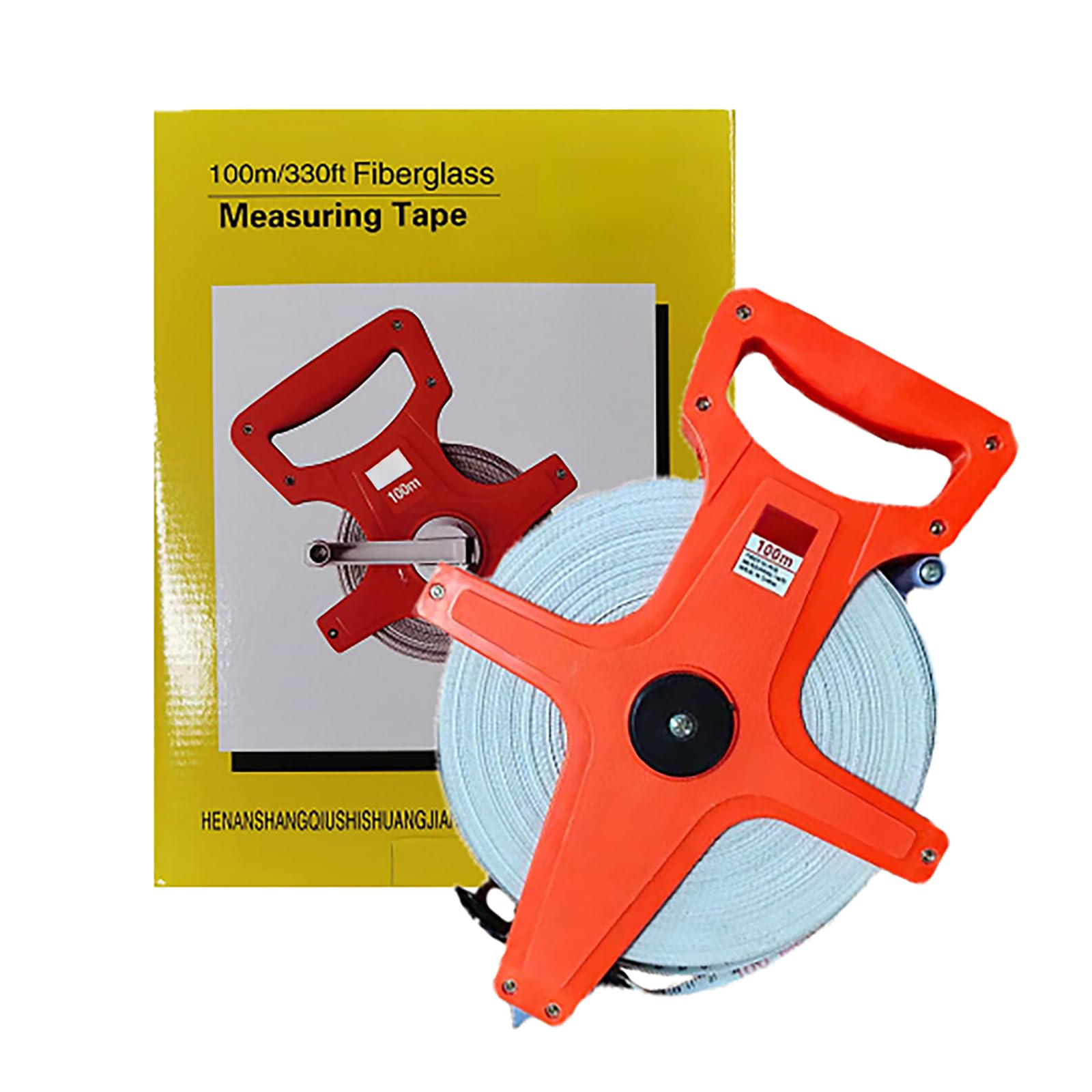 XIANTIAN Fibreglass Surveyors ，Open Reel Tape Measure (100M /330 FT)
