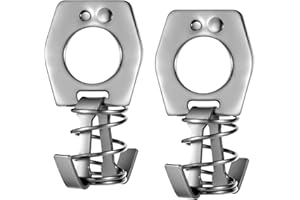 GTZIQA 2 PCS RV Water Heater Door Latch, Stainless Steel RV Water Heater Door Cam Lock/Latch Twist Cam Lock Replacement Part, Waters Heaters Cover Latchs Fastener Twist Assembly Replacement Car Accessories