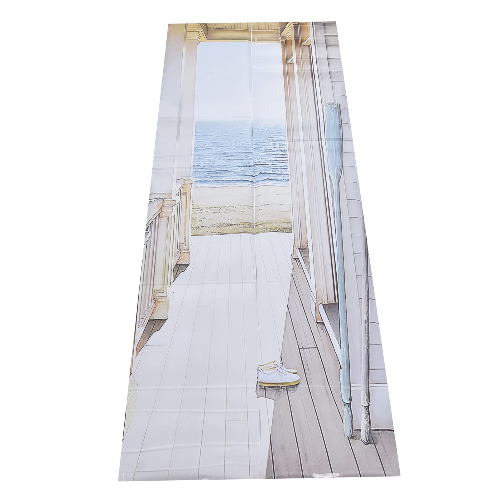 Door Sticker, Interior Door Decals Waterproof Oil Proof for Bedroom for Bathroom for Living Room