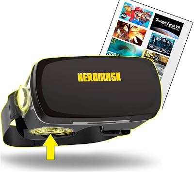 Heromask PRO VR Headset for Android iPhone 11 X 8 6 Samsung S10 S9 S8 Note 10