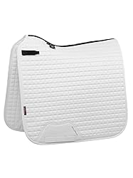 Suede Dressage Square White Large