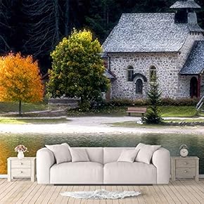 Wall Murals for Bedroom Beautiful Nature Norway Natural Landscape Large Removable Wallpaper Peel and Stick Wall Stickers - 66x96 inches