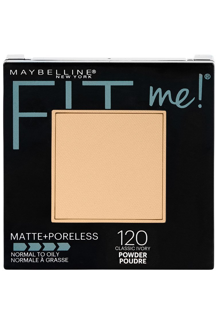 Maybelline New York Fit Me Matte + Poreless Powder Makeup, Classic Ivory, 0.29 oz.