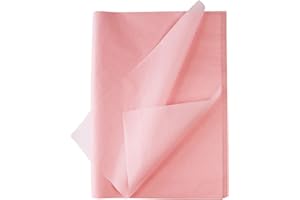 100 Sheets Blush Light Pink Tissue Paper Gift Wrap, Tissue Paper Used for Gift Wrapping,Birthday Party,Arts Crafts,Size:19.7 